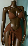 Bikini Texturé + Paréo