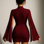 Robe Cape Scintillante